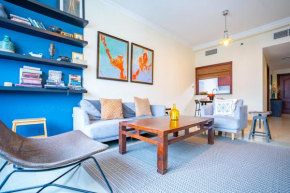 RH - Marina View Getaway, Spacious One-Bedroom with Terrace in Dubai Marina